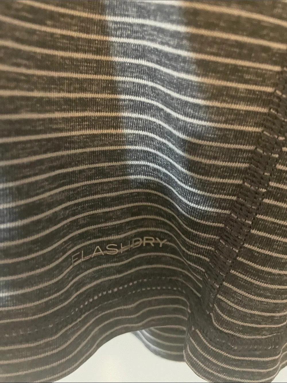 The North Face Men’s Gray Striped Short Sleeve Pocket Tee
